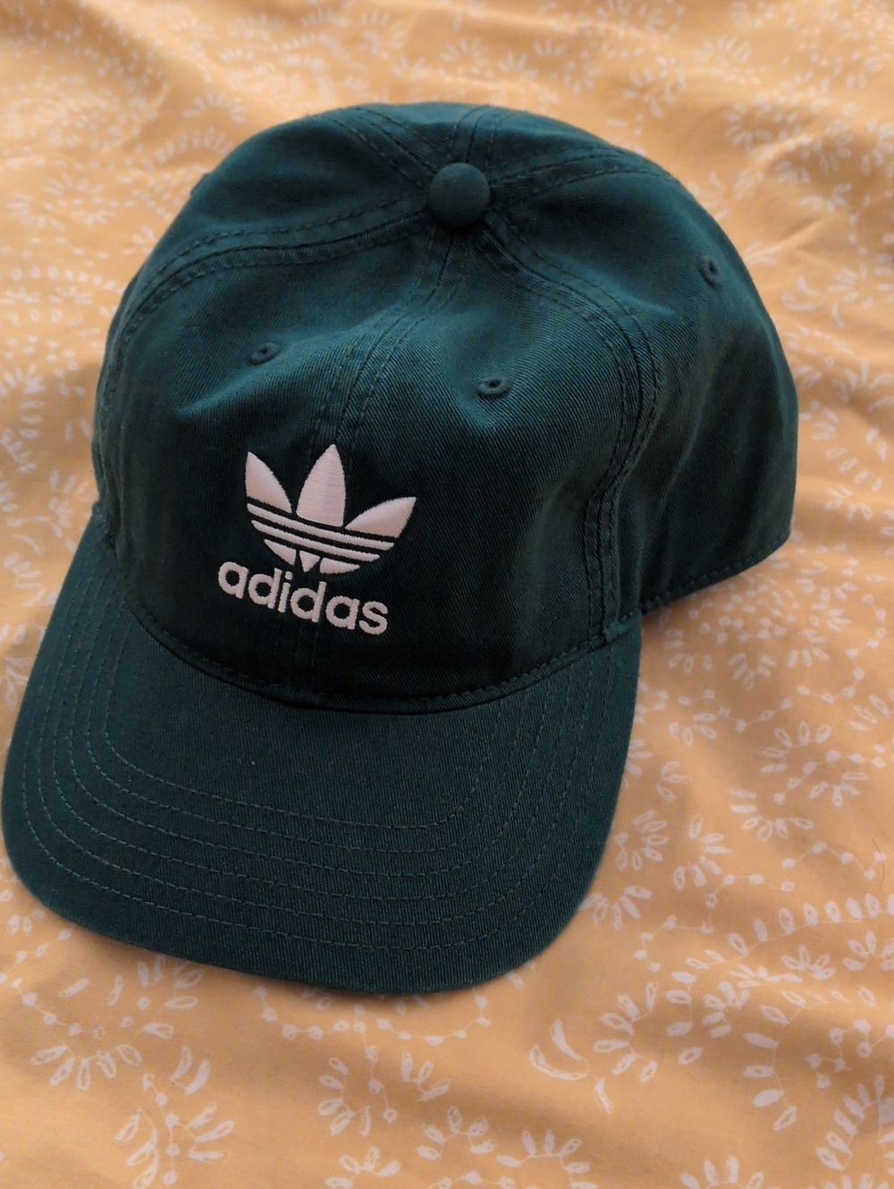 adidas Dark Green Trefoil Cap (Unisex)